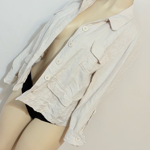 Linen button up jacket - Picture 9 of 9